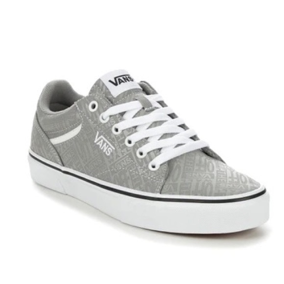 Vans Other - Vans Men's Seldan OTW Logo Grey Drizzle/White Canvas Skate Shoes